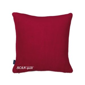 SCANquilt - pléd CORAL - set s návlekem červená 150 x 200 cm + 45 x 45 cm - Atraktivní plédy a přehozy