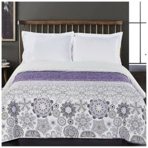 DecoKing Přehoz na postel Alhambra fialová