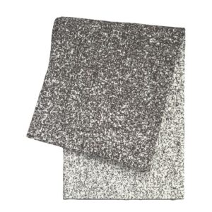 SCANquilt - pletený pléd DESIGN ombre smetanovohnědá 130 x 190 cm - Atraktivní plédy a přehozy