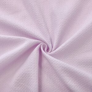 Bavlněná látka JACQUARD soft lilac Bavlněné látky - pro šití