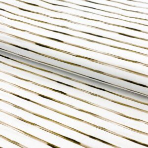 Bavlněná látka Snoozy fabrics Large stripe brown digital print Bavlněné látky - pro šití