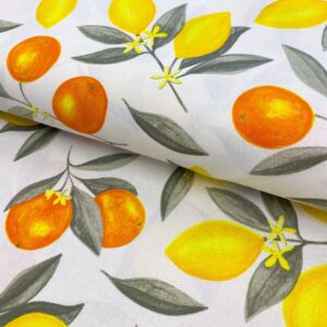 Dekorační látka premium Citrus fruit Designové dekorační látky - pro šití