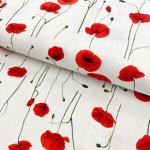 Dekorační látka premium Poppy field Designové dekorační látky - pro šití