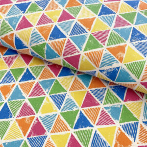 Dekorační látka premium Rainbow triangle Designové dekorační látky - pro šití