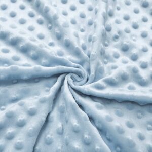 Minky light blue Fleece - pro šití