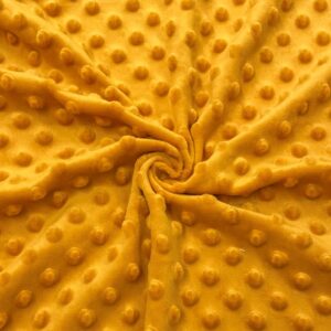 Minky ochre Fleece - pro šití