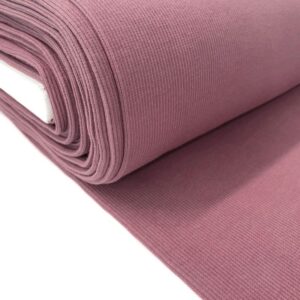 Náplet RIB GOTS lavender Patent žebrovaný - pro šití