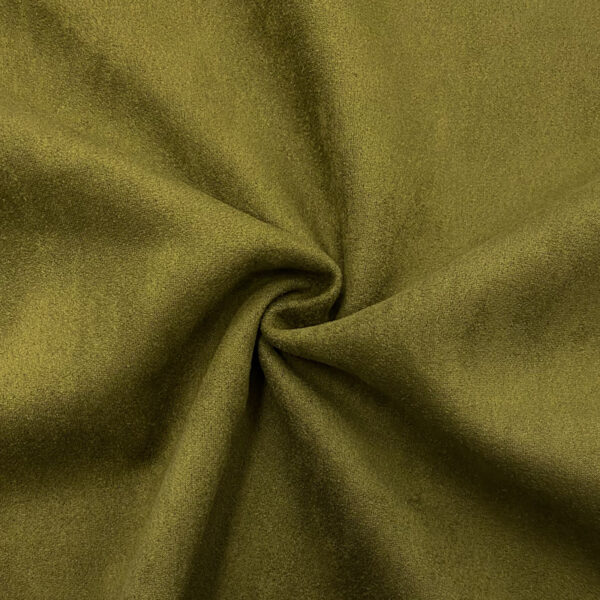 Semiš stretch army green Spoločenské a dámske látky - pro šití