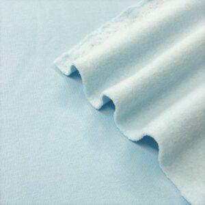 Teplákovina počesaná JOGGING soft blue Počesaná teplákovina - pro šití