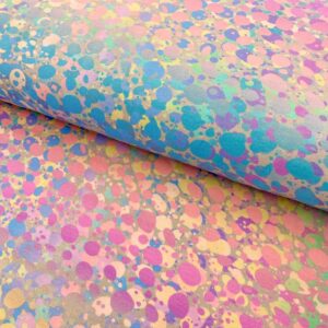 Úplet Bubble wrap multicolour digital print Designový úplet - pro šití