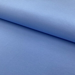Úplet GOTS blue Jednobarevný bavlněný úplet - pro šití