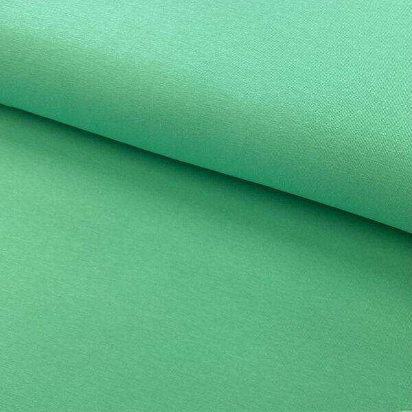 Úplet GOTS green Jednobarevný bavlněný úplet - pro šití